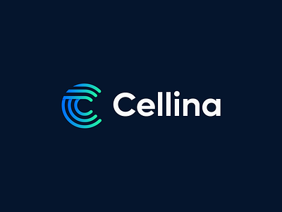 Cellina - logo design concept abstract brand branding creative design fintech gradient icon identity letter logo letter mark logo logomark logotype modern logo monogram startup symbol tech technology