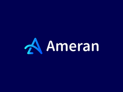 Ameran - logo design concept a b c d e f g h i j k l m n abstract brand branding clean creative design icon identity letter logo letter mark logo logo design logotype minimal modern logo monogram o p q r s t u v w x y z simple symbol