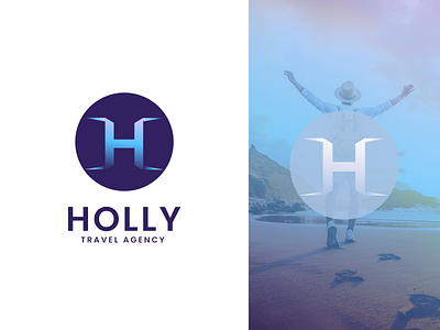 Modern H letter mark | Travel Agency logo a b c d e f g h i j k l m n abstract agency app brand branding creative design gradient icon identity letter logo logo logo design logotype modern logo o p q r s t u v w x y z symbol travel travel agency