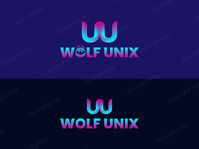 wolf logo, w letter logo