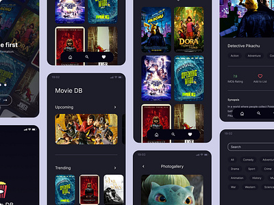 Movie DB - Streaming movie app movies ui