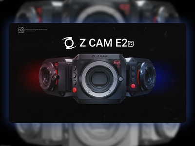 Z CAM E2C 3d blender branding camera figma graphic design model web web design z cam e2c