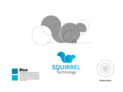 Golden Ratio Logo Design branding design flat logo graphic icon logo logodesign minimalist logo squirrel squirrel logo tech logo technology logo vector