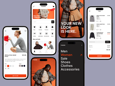 Online fashion store app