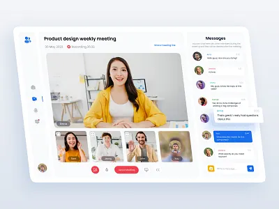 Meeting platform app design meet meeting product design ui uidesign userinterface userxperience video