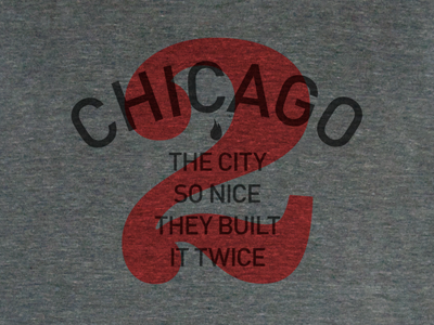 T-Shirt Front chicago din hfj sentinel silkscreen tshirt