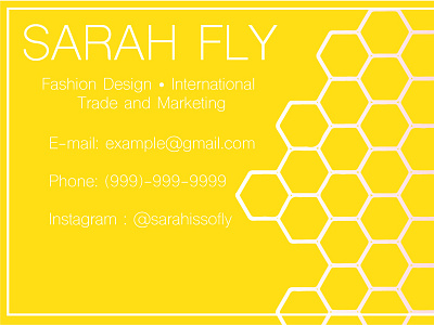 Sarah Fly Business Card (Cropped)