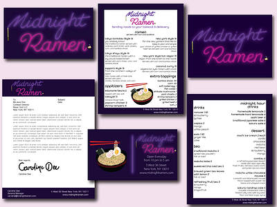 Midnight Ramen Brand Style Guides