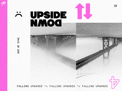 Upside Down collaboration experiment film grunge photo photography type typography