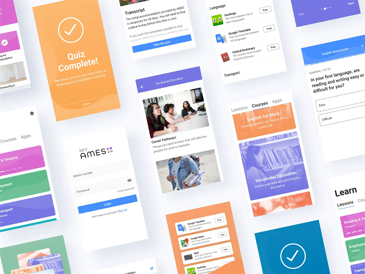 myAMES Experience by Roam Digital on Dribbble