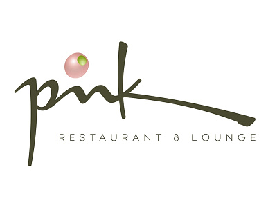pnk restaurant & lounge design logo logo design logo design branding love designing typography vector