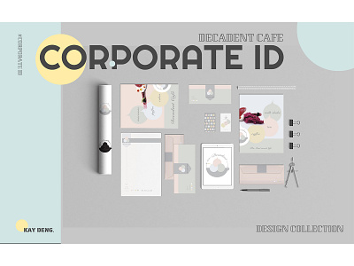Corporate ID for Decadent Cafe brand design brand identity branding corporate identity design graphic design icon logo