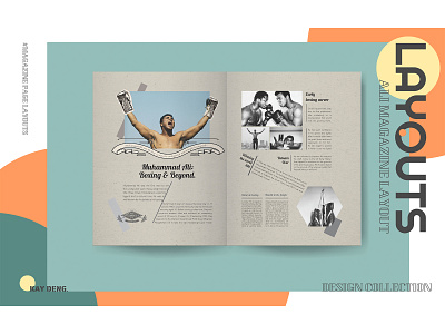 Magazine Layout- Ali layout layout design layouts magazine magazine design