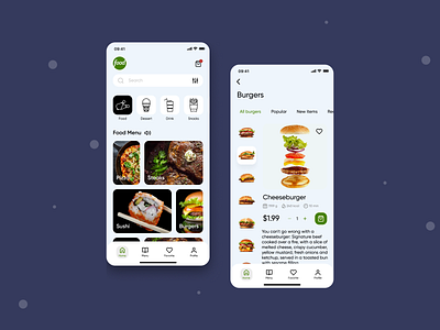 Food Delivery App app burger delivery designspotschool food food app