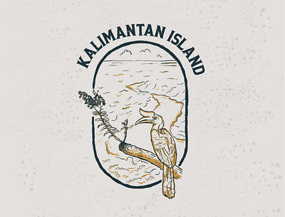 Art logo Kalimantan island design design art illustration illustrator logo logodesign logos vector