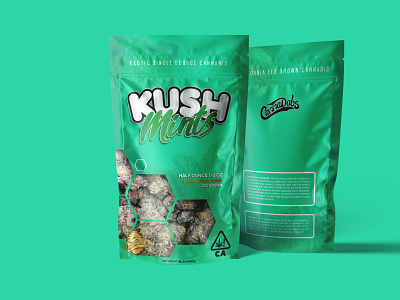 Kush Mints Packaging packaging