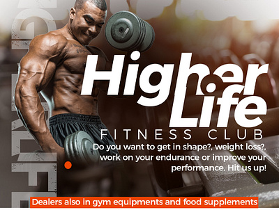 Higher life flyer brand branding flyer graphic design