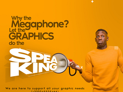 megaphone ad design graphic design illustration