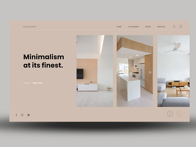 Minimalist at its finiest branding design minimal ui ux web website