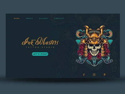 ink master branding design flat minimal ui ux web website