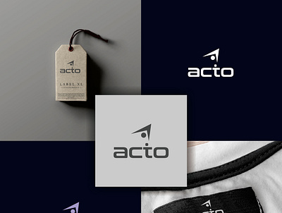 Acto gym kaos label logo logodesign sports t shirt