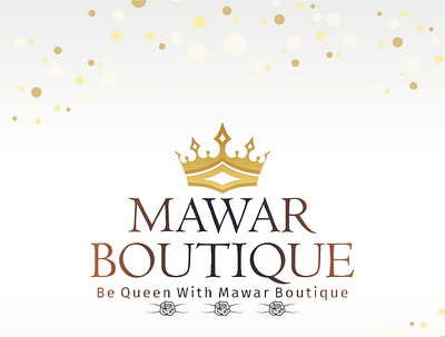 Mawar Boutique Logo boutique design logo