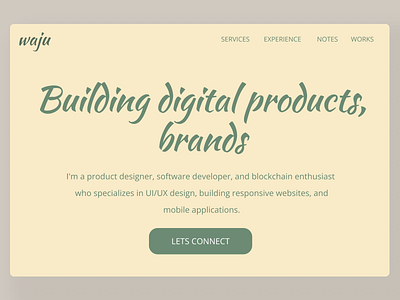 Dribbble Portfolio