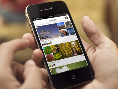 Idea for a photo feed comprised of moments feed mobile photos social stream