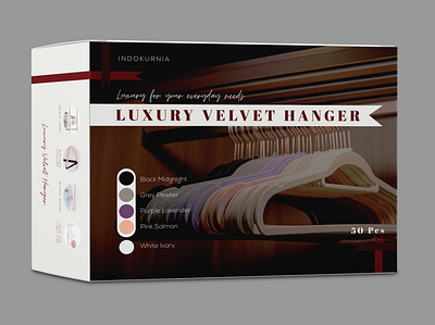 Luxury Hanger Box Design branding design minimal packaging