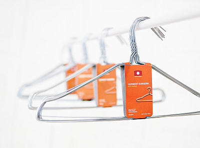 Hanger Sleeve Design - Orange design packaging