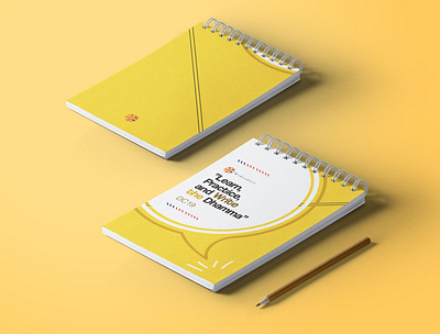 Yellow Note Design for Organization branding design graphic design minimal