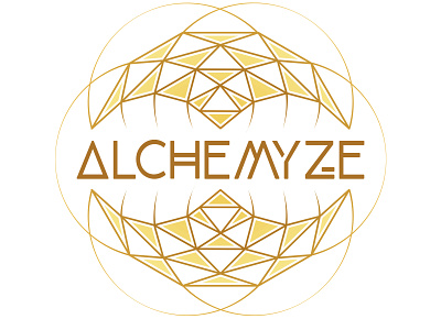 Alchemyze Logo geometric logo design