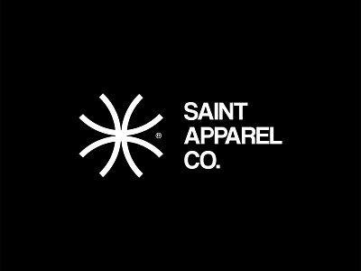 SAINT® Apparel Co. apparel branding design graphicdesign illustration logo logodesign vector