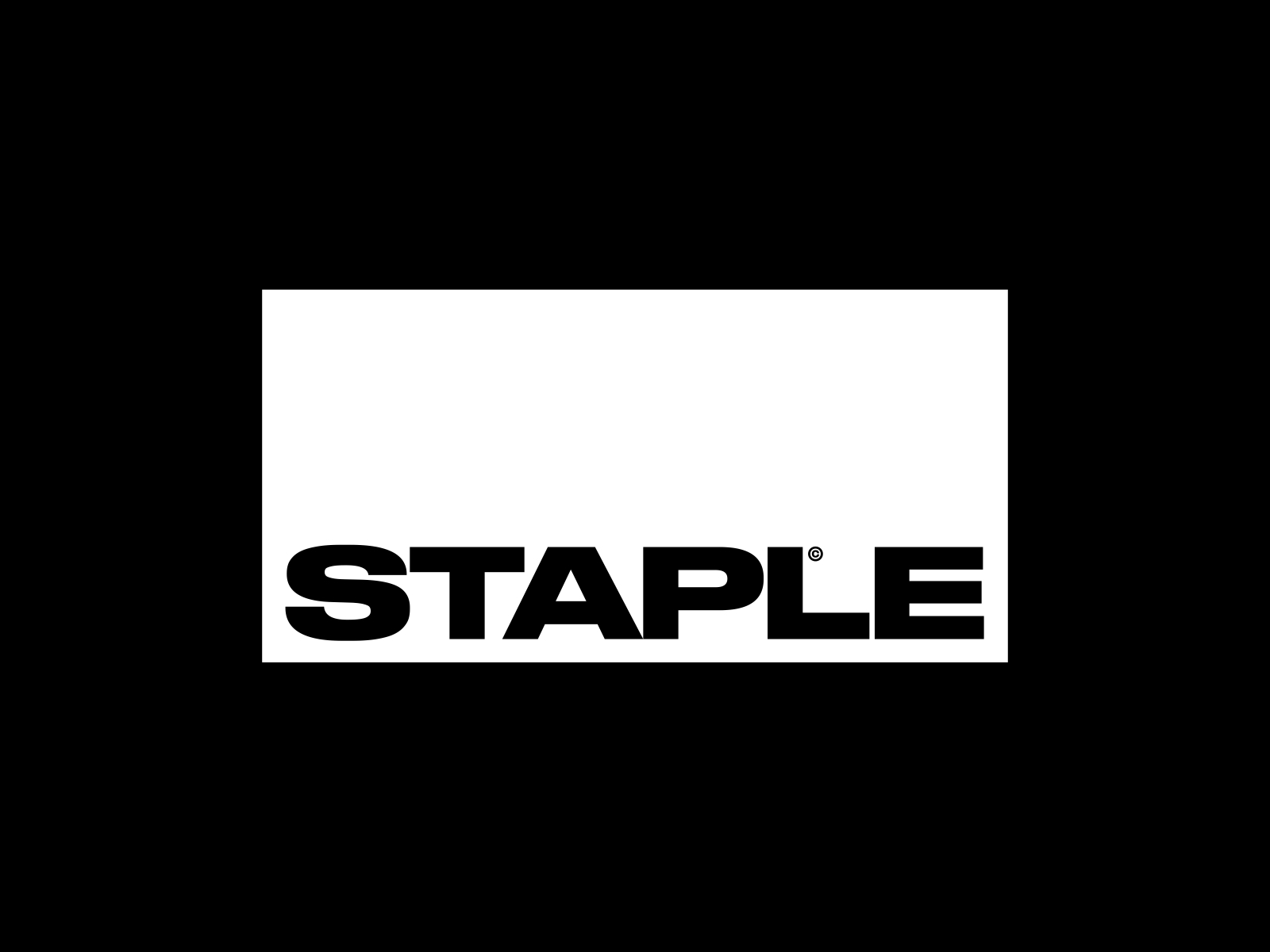 STAPLE Logotype by Kit Lim on Dribbble