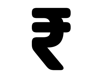 Rupee Symbol currency indian itf rupee type