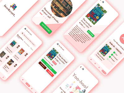 Bookcart adobexd books design ecommerce ui ux