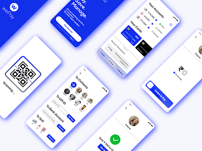 WePay adobexd design online payment paytm phonepe ui ux