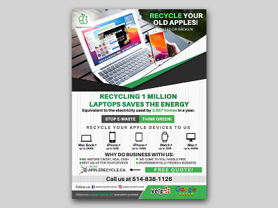 Apple recycle Flyer