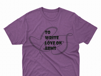 to write love on arms book cover graphicdesign logodesign tshirt tshirt art tshirtdesign typography