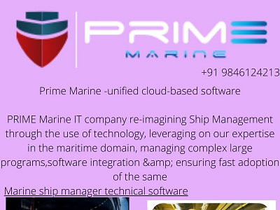 Maritime software marine software