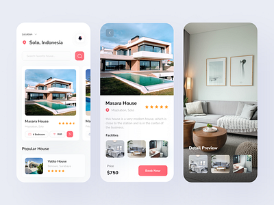 Hogo-Home Booking App app booking app design home hotel house mobile app mobile app design mobile design mobile ui rent typogaphy ui uidesign uiux ux