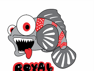 channa royal cartoon debut design logo