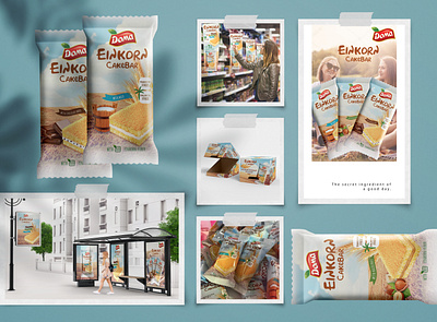 Einkorn cakebar brand identity branding design graphic design product