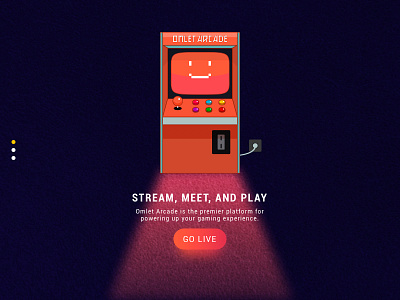 Omlet Arcade Machine arcade branding design game icon omletarcade stream ui