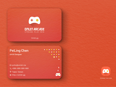 Business Card branding business card design businesscard design logo omletarcade