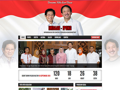 Imdaad Ipong bootstrap campaign css election home homepage html landing politic web website