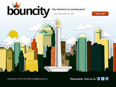 Bouncity Coming Soon Page coming soon css home html landing onepage page web