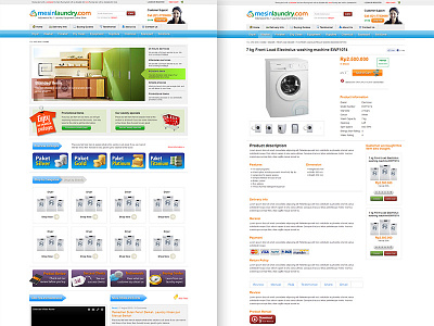 Mesinlaundry css e commerce html web website