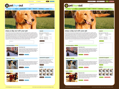 PetDaysOut animal css dog home homepage html index landing pets psd web website