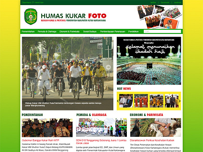 News Photography Web homepage landing news photography web website